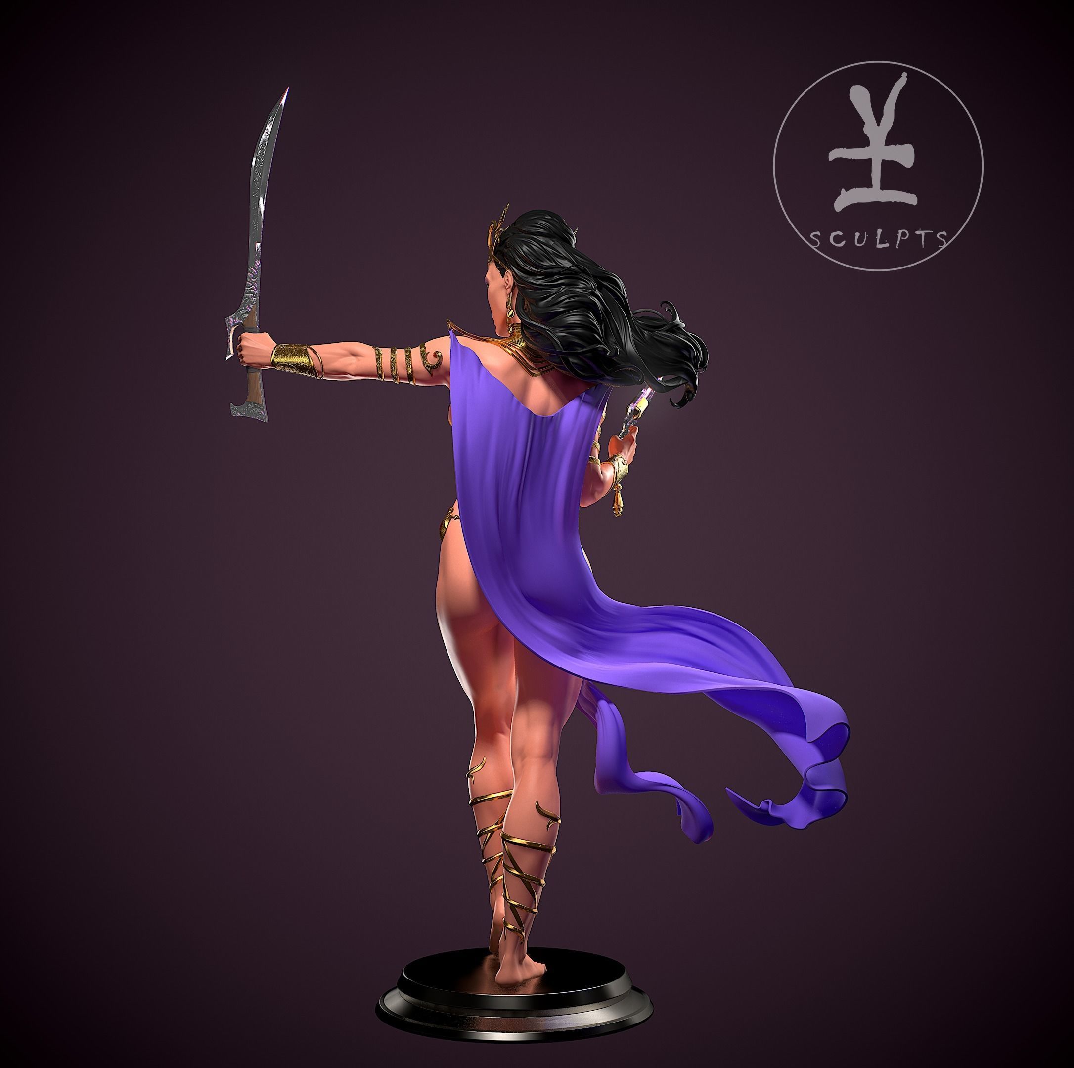 Dejah Toris with NSFW 3D print model_2