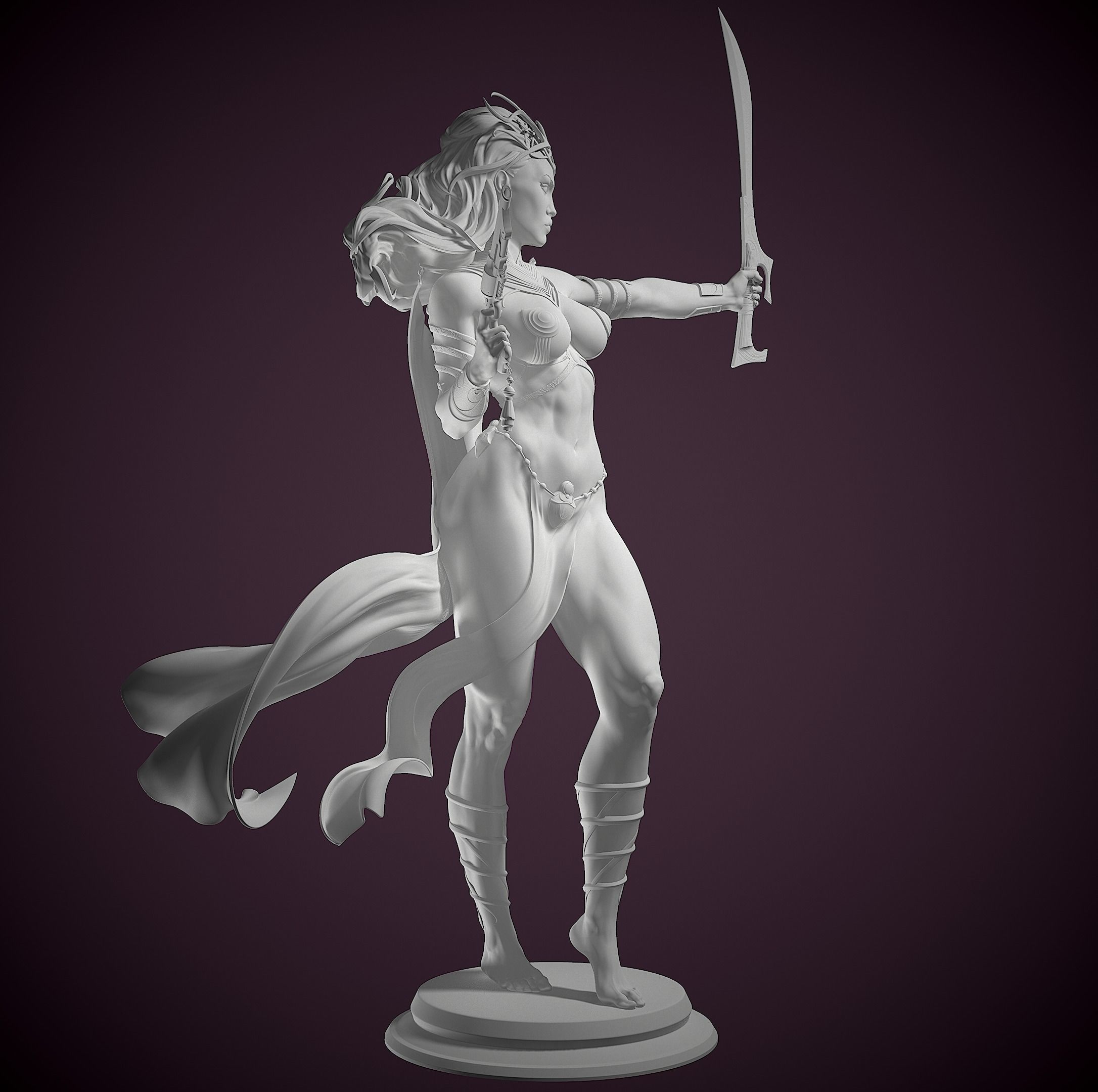 Dejah Toris with NSFW 3D print model_17