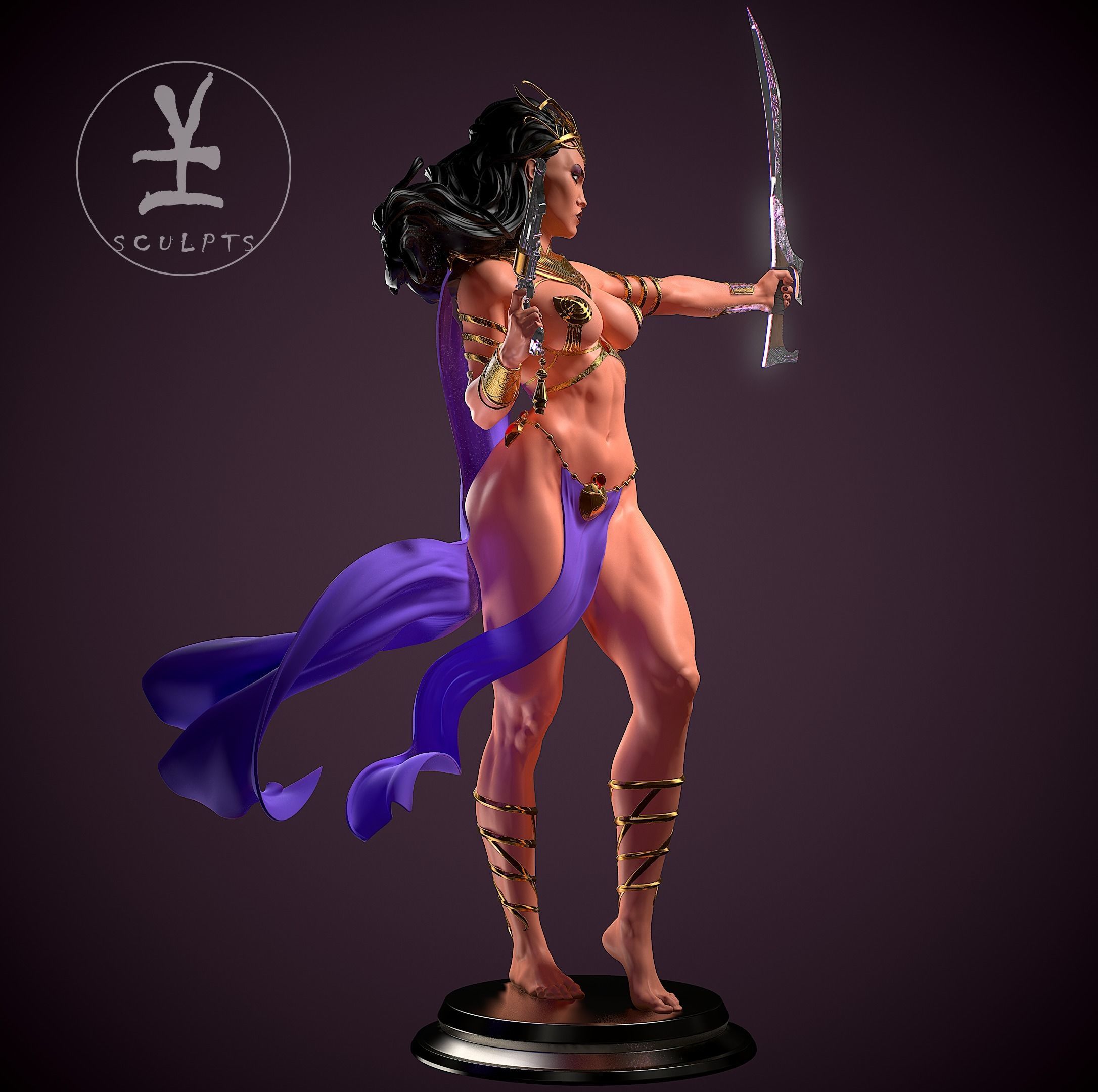 Dejah Toris with NSFW 3D print model_1