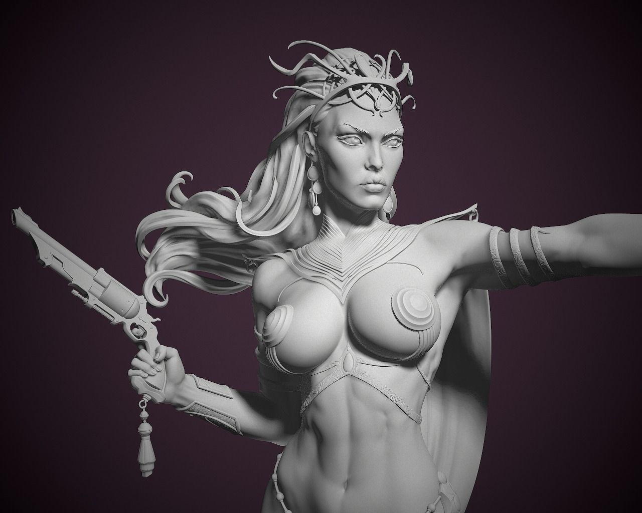Dejah Toris with NSFW 3D print model_20