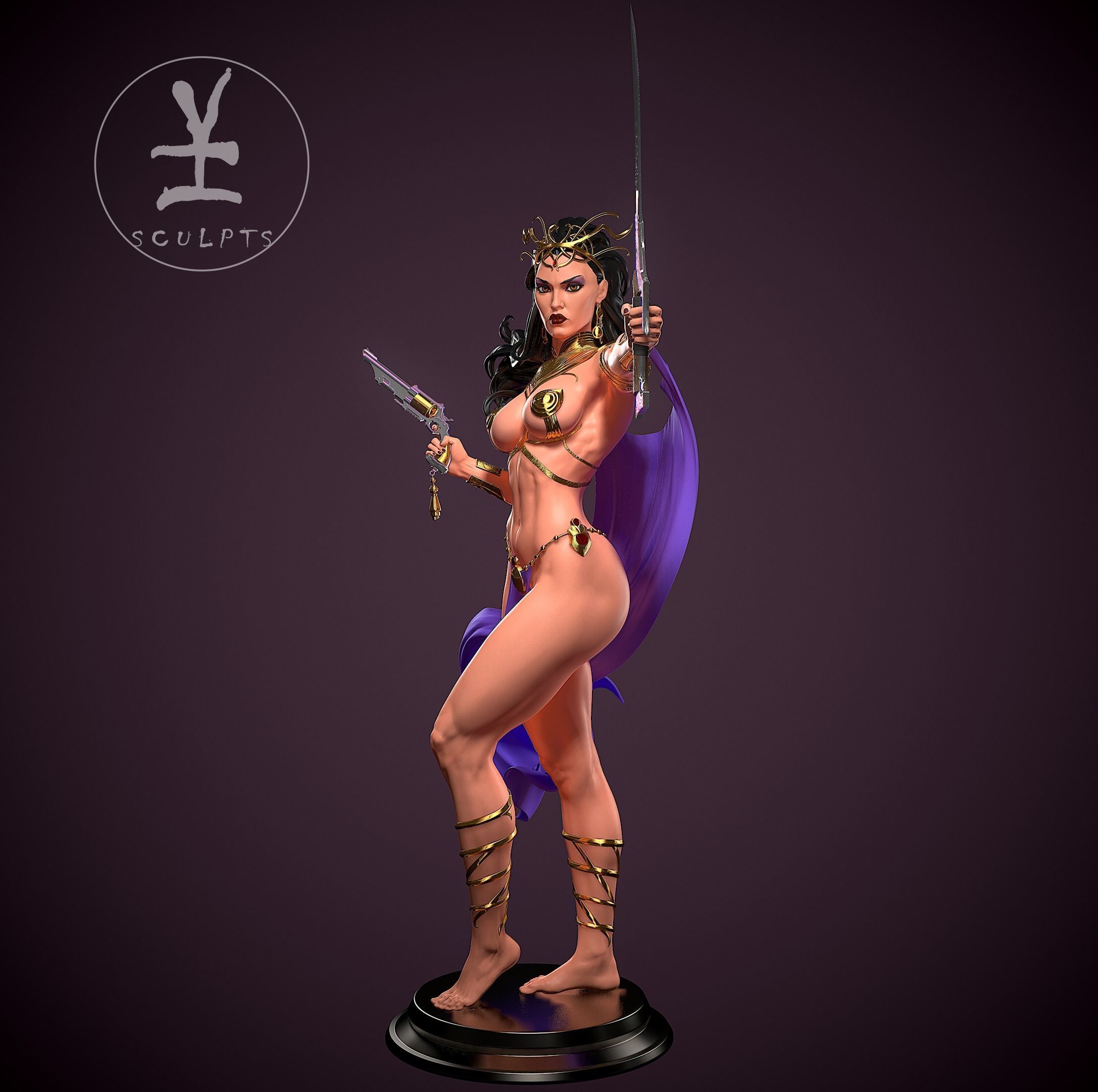 Dejah Toris with NSFW 3D print model_5