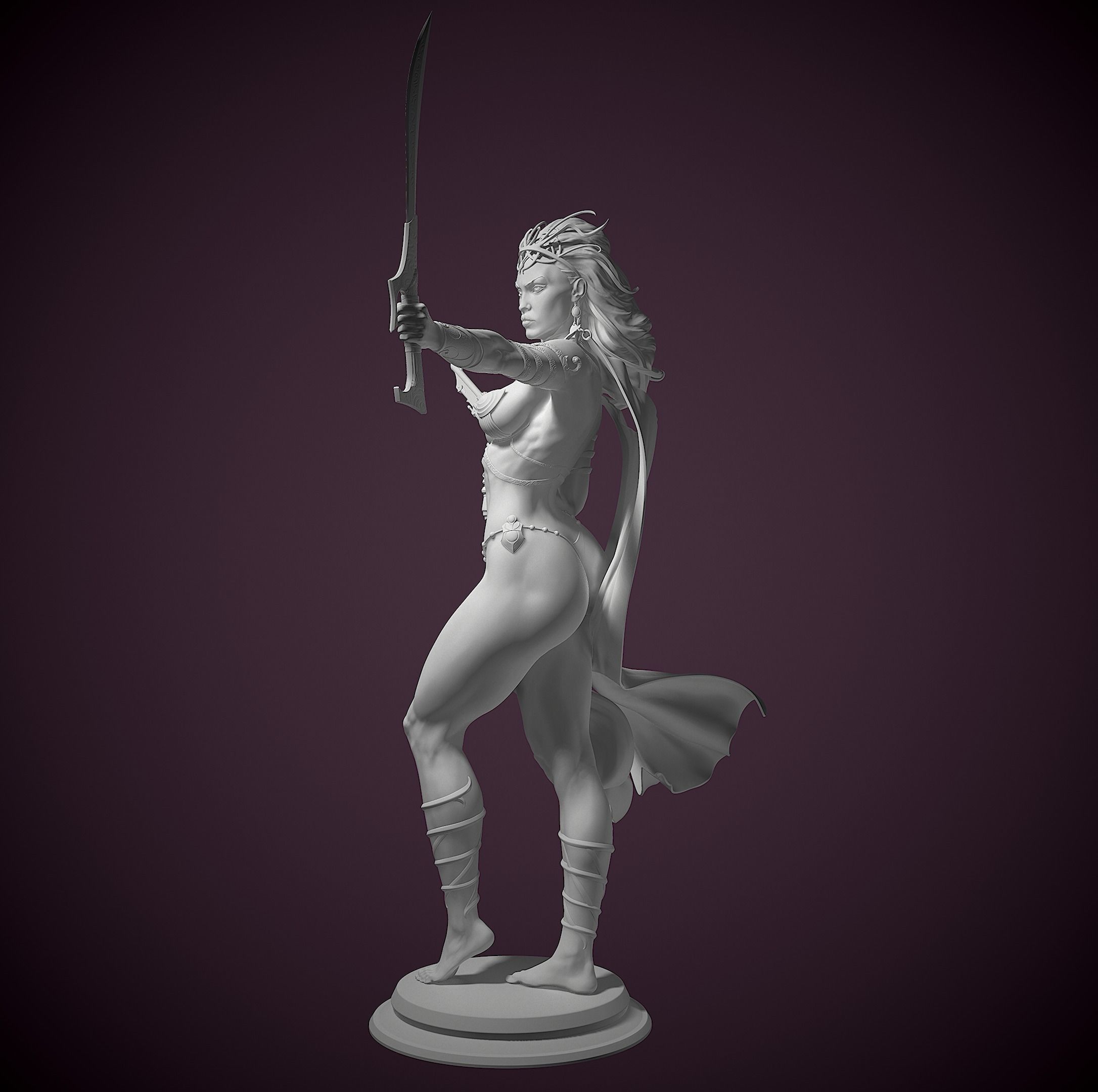 Dejah Toris with NSFW 3D print model_12