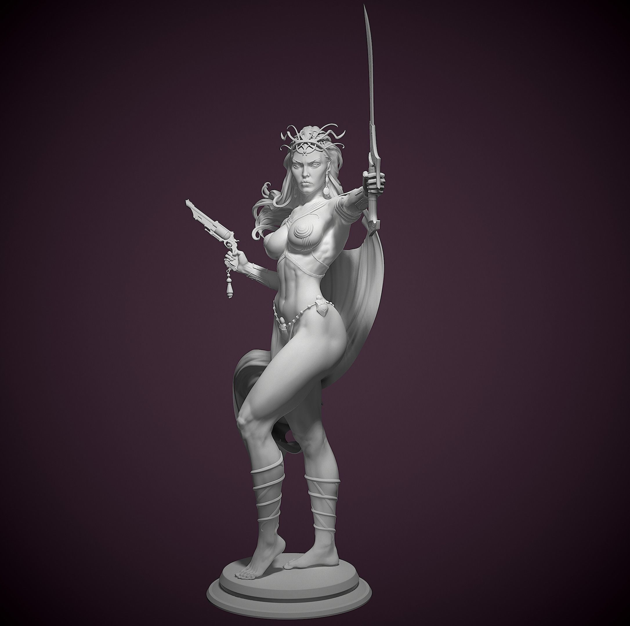 Dejah Toris with NSFW 3D print model_11