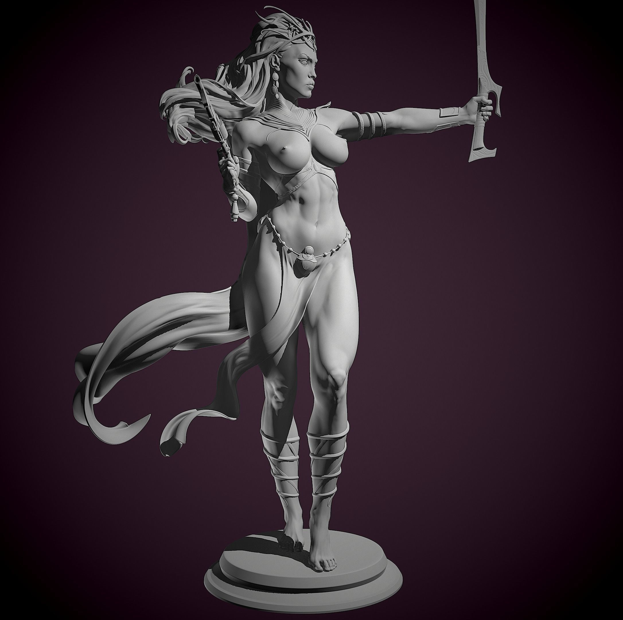 Dejah Toris with NSFW 3D print model_18