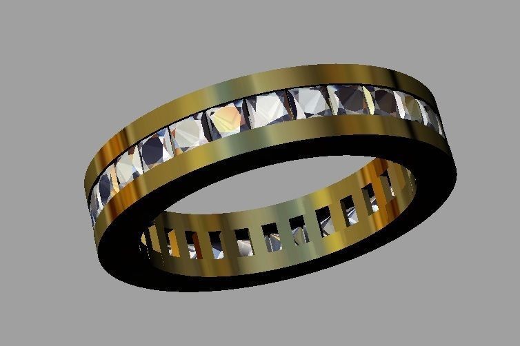 Princess Ring 3D print model_1