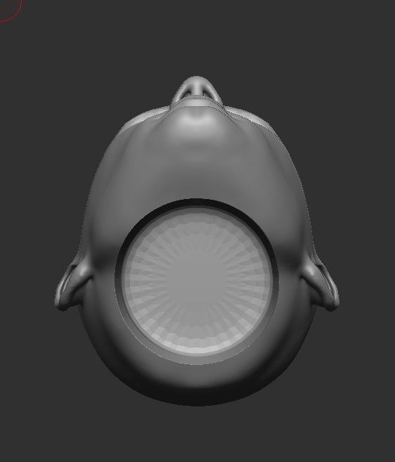 Wednesday Addams Head and Hair 2 pieces 3D Stl for Print 3D print model_13