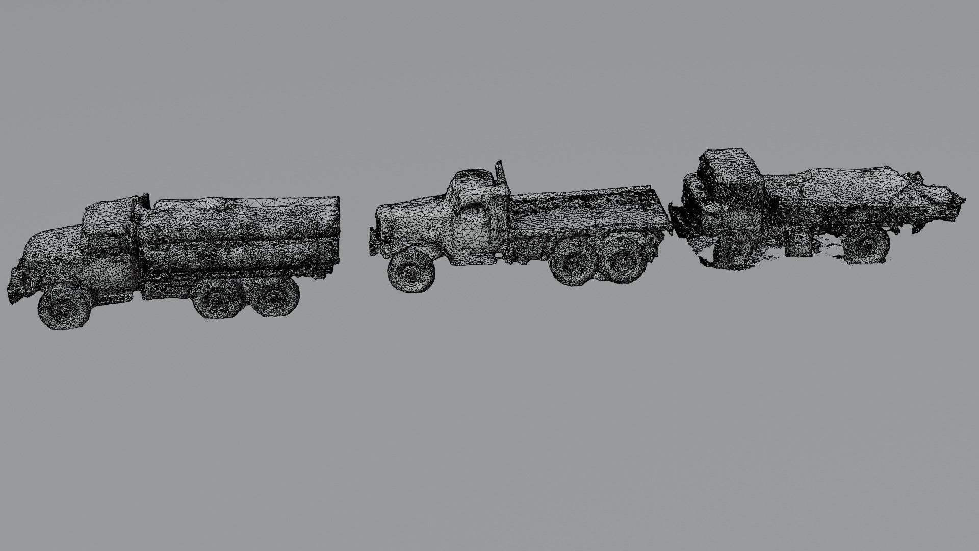 Soviet Truck Pack 3D model_4