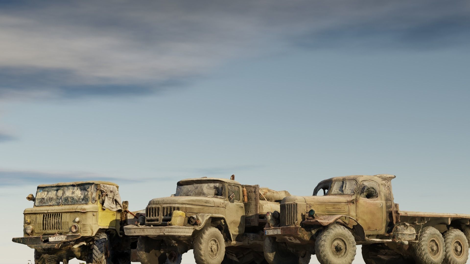 Soviet Truck Pack 3D model_1