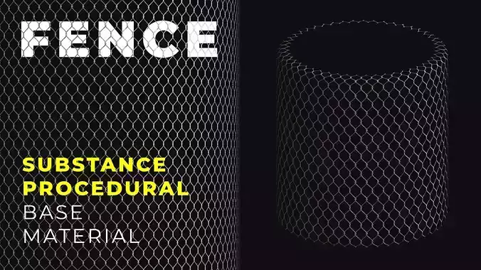 Chain link fence substance procedural generator 
