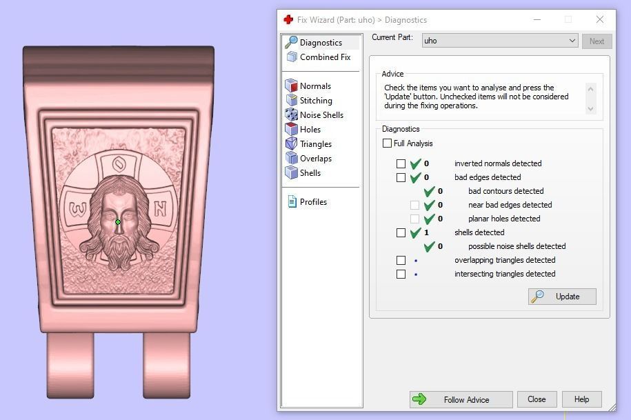 Ortodox St Nicolas pendant 002 3D print model_14