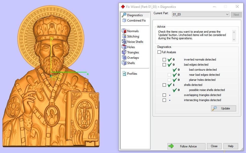 Ortodox St Nicolas pendant 002 3D print model_10