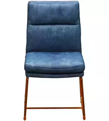 Dining chair Leather and metal