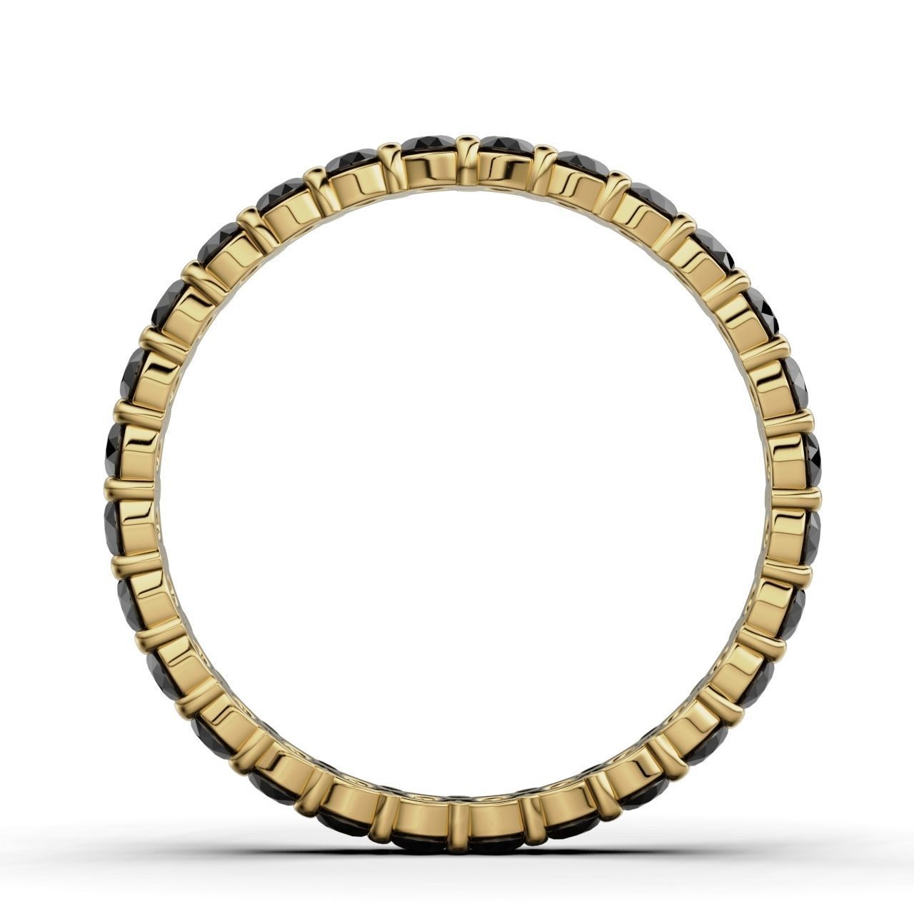 ETERNITY Ring Round 2mm Band 3D print model_8