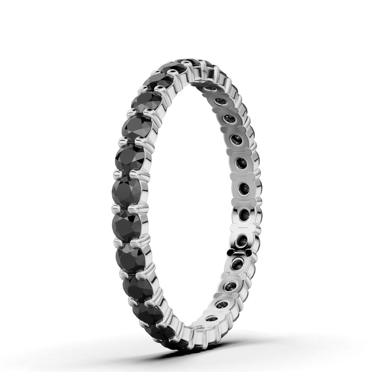 ETERNITY Ring Round 2mm Band 3D print model_6