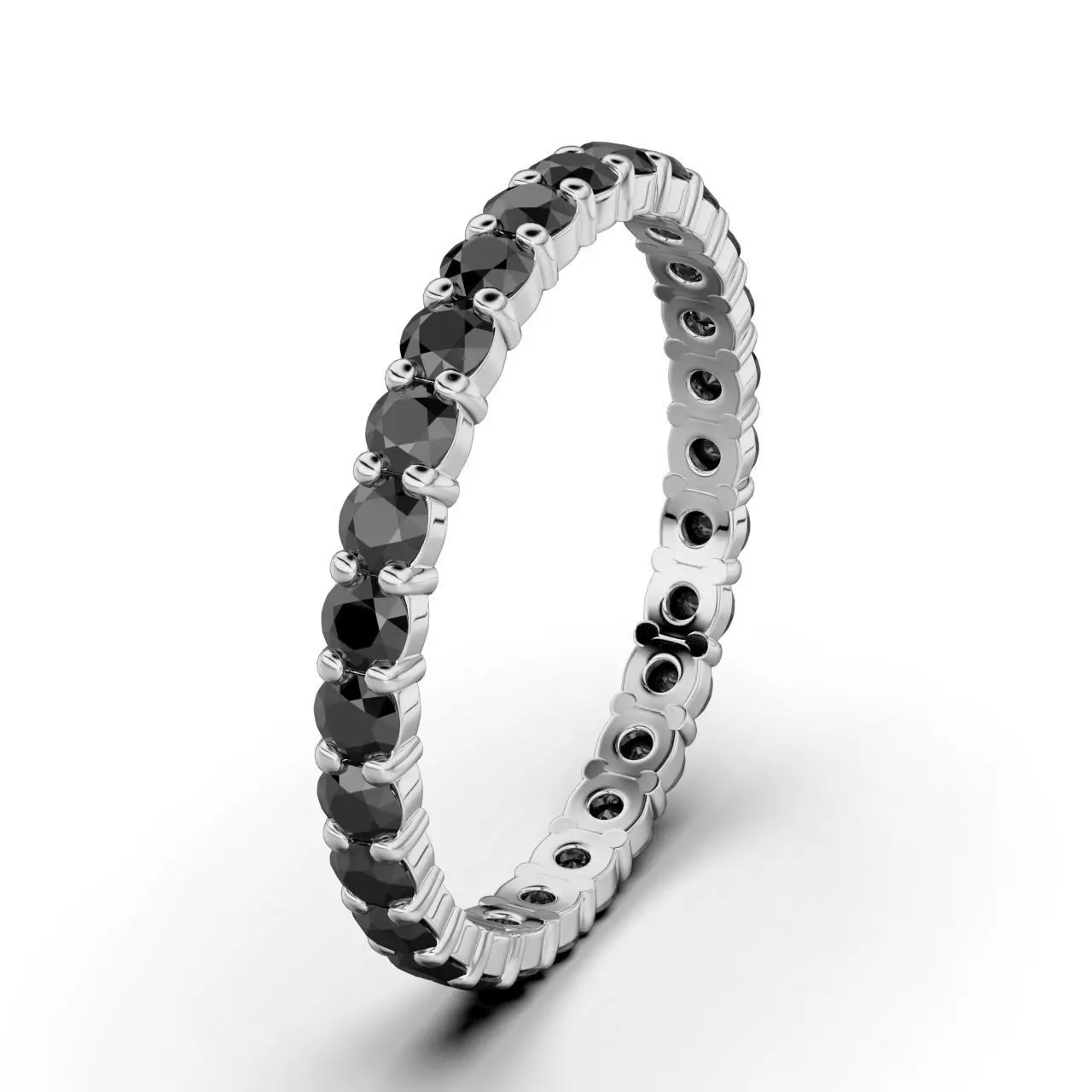 ETERNITY Ring Round 2mm Band 3D print model_0