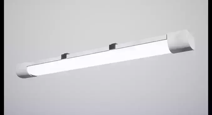 School Lights Low-poly 3D model