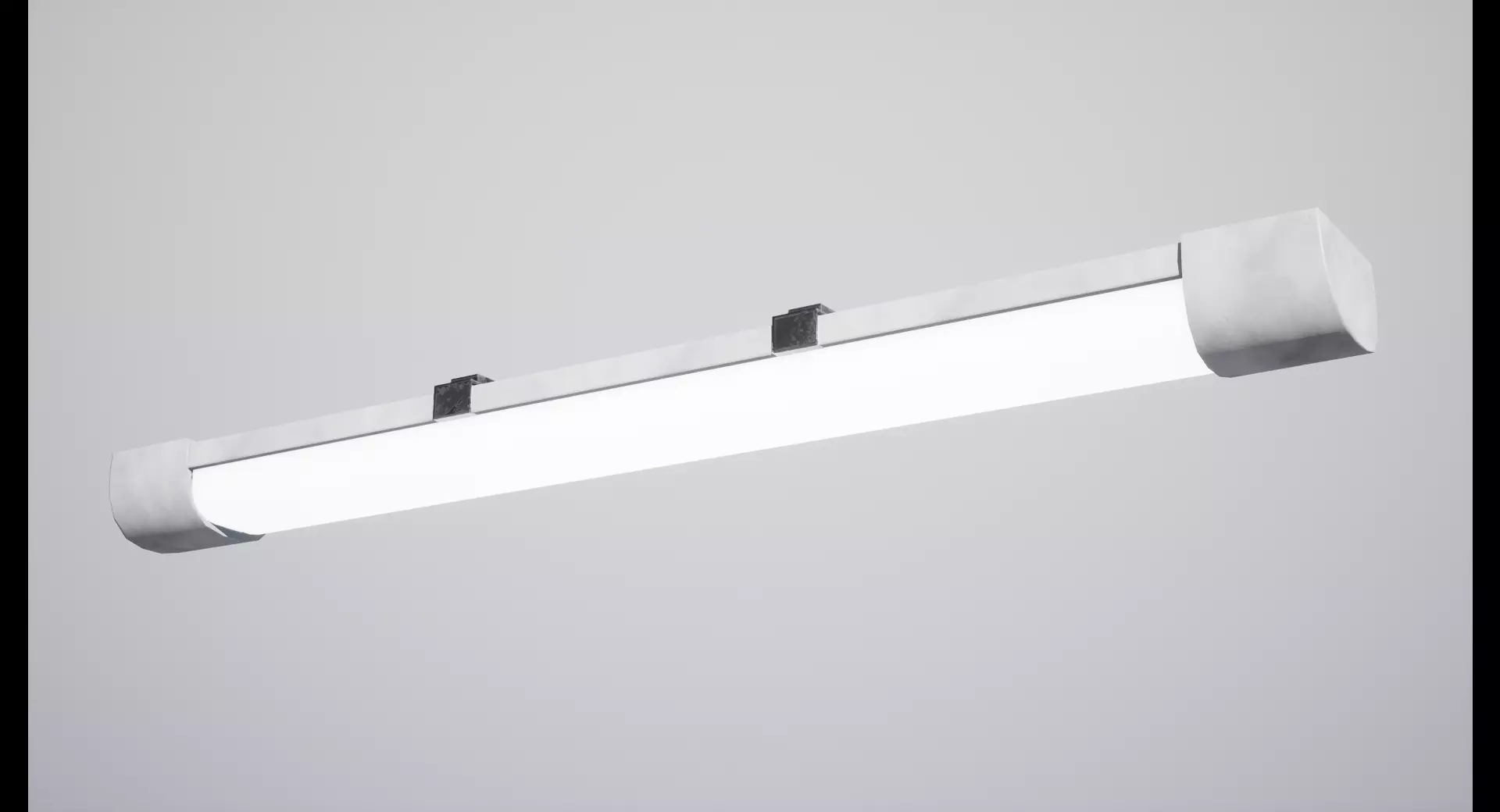School Lights Low-poly 3D model_0