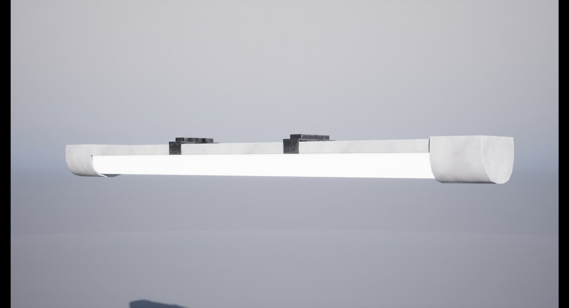 School Lights Low-poly 3D model_3