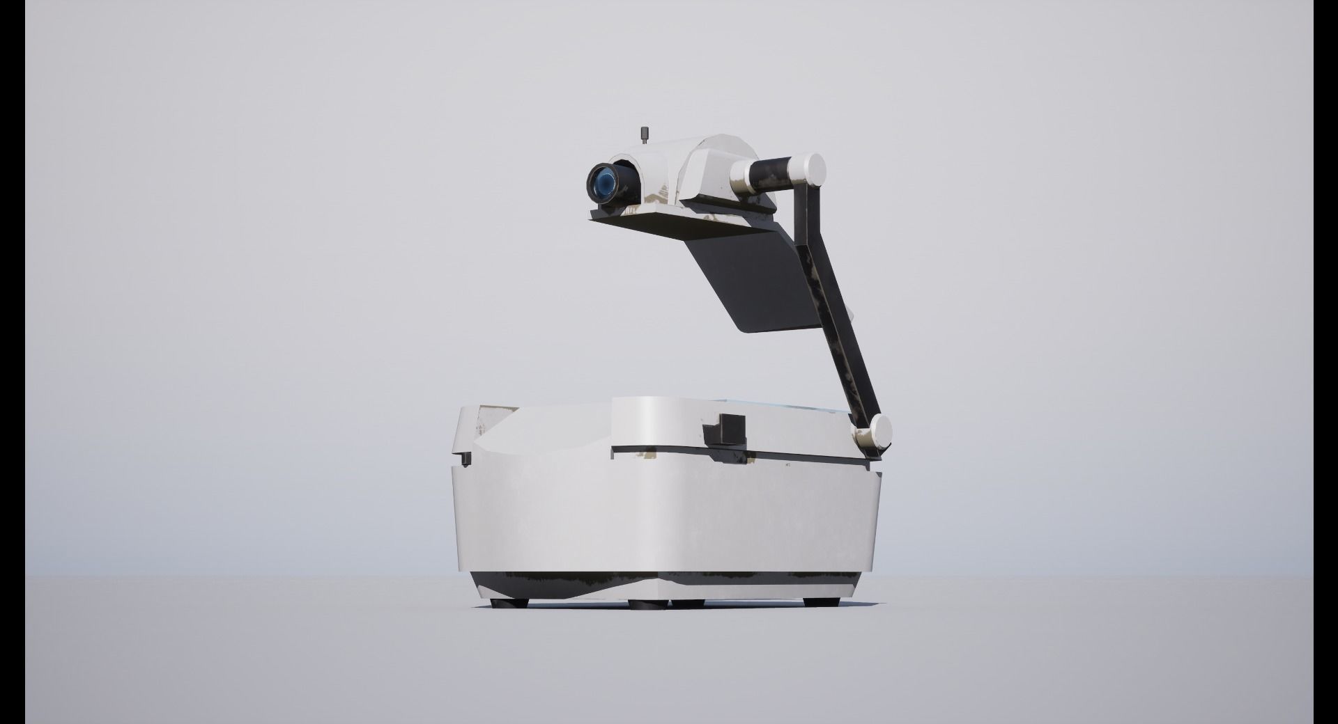 Overhead Projector Low-poly 3D model_5