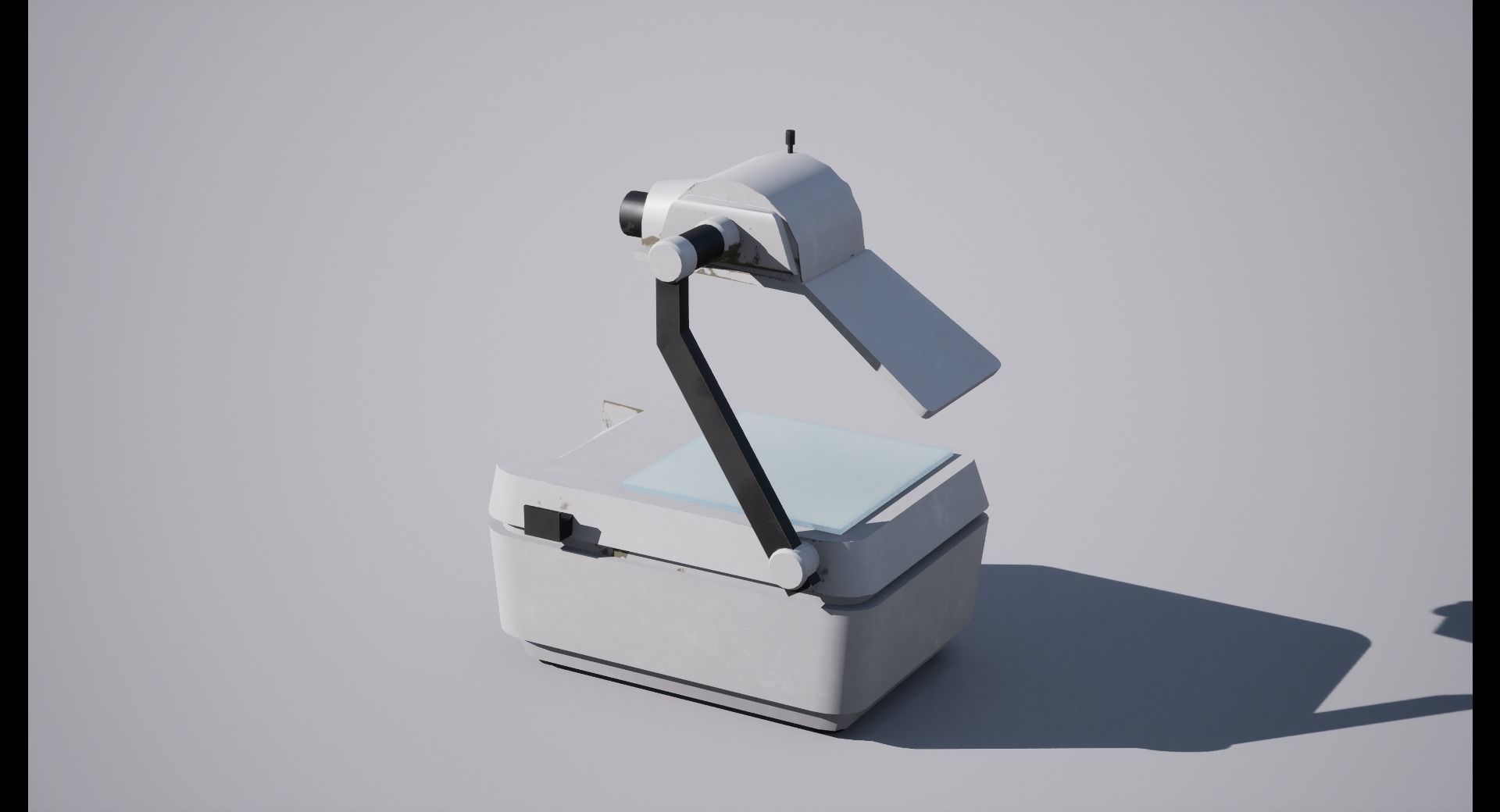 Overhead Projector Low-poly 3D model_3