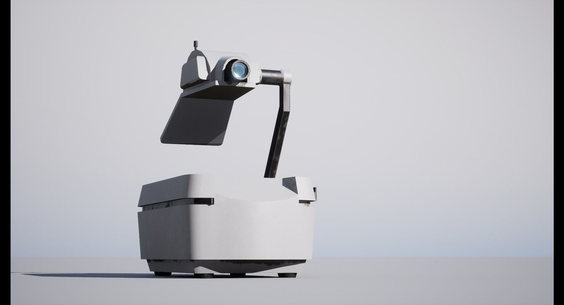 Overhead Projector Low-poly 3D model_6