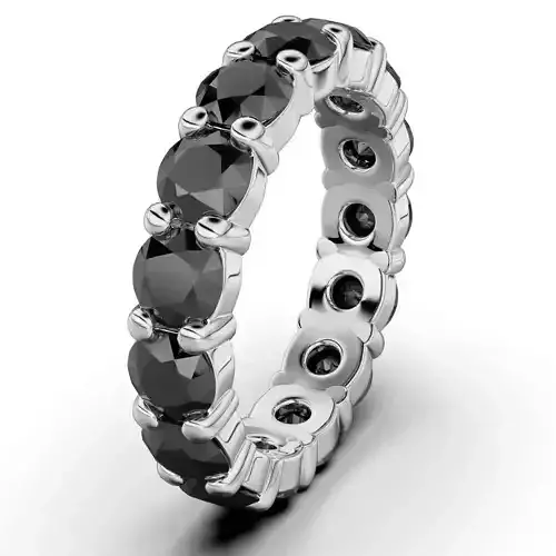 ETERNITY Ring Round 4mm Band  3D print model