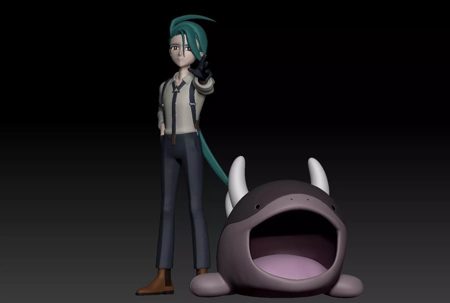 Pokemon Paldea Elite Four Rika 3D print model_0