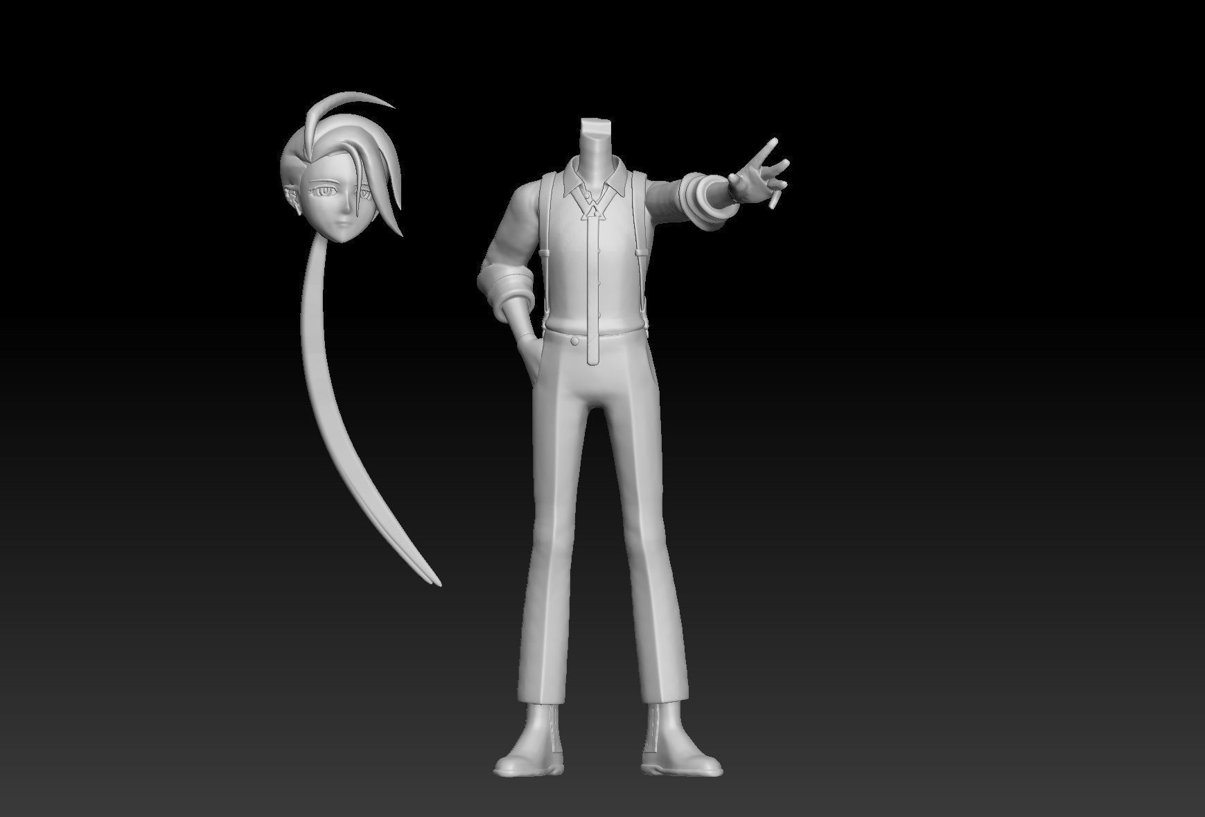 Pokemon Paldea Elite Four Rika 3D print model_3