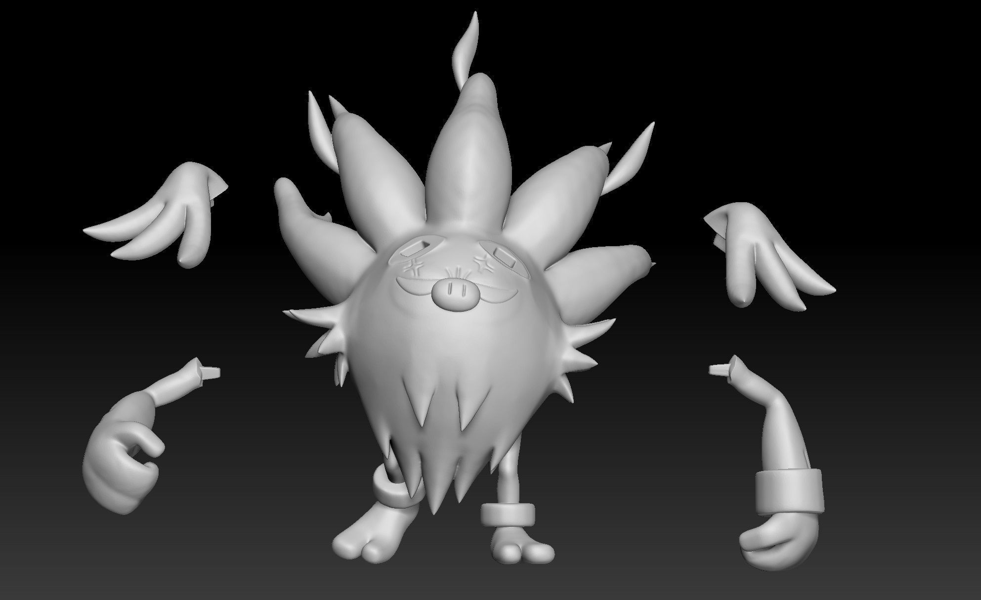 Pokemon Annihilape 3D print model_2