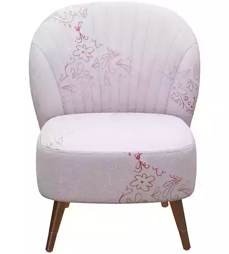 Armchair Fabric and metal