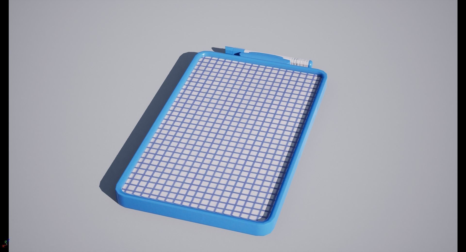 Plastic Slate Low-poly 3D model_3