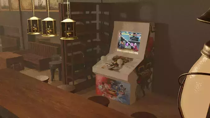 Simple Arcade Game  3D model