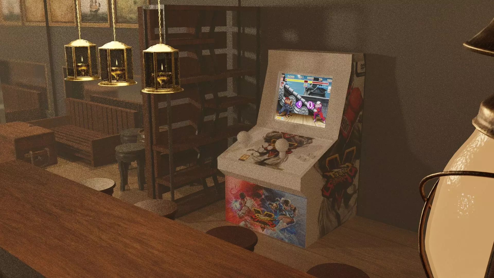 Simple Arcade Game  3D model_0