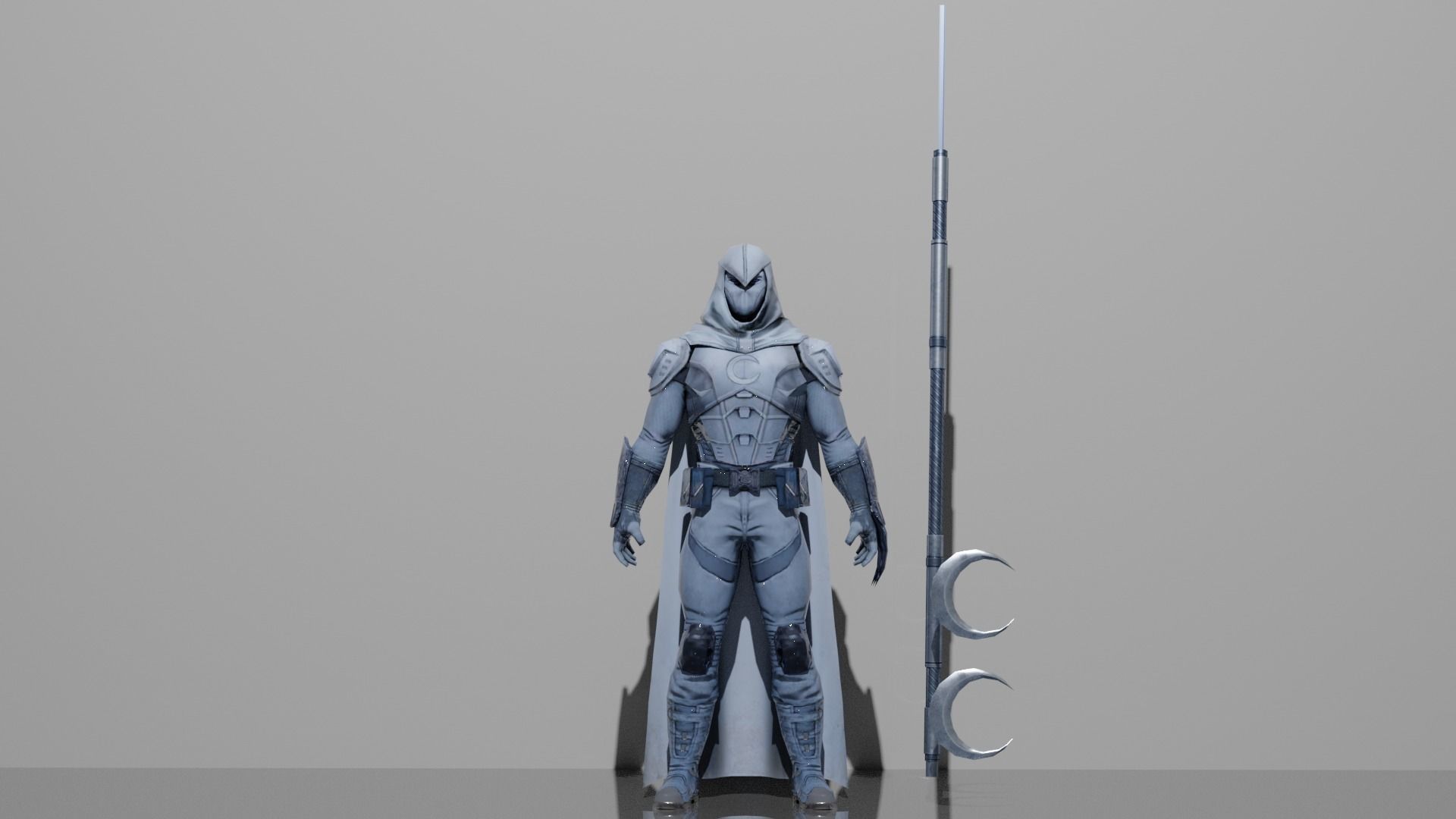 Moon Knight 3D model_1