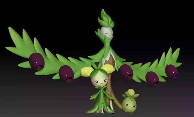 Pokemon Smoliv Dolliv Arboliva