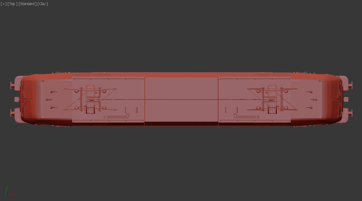 Electric locomotive 3D model_8