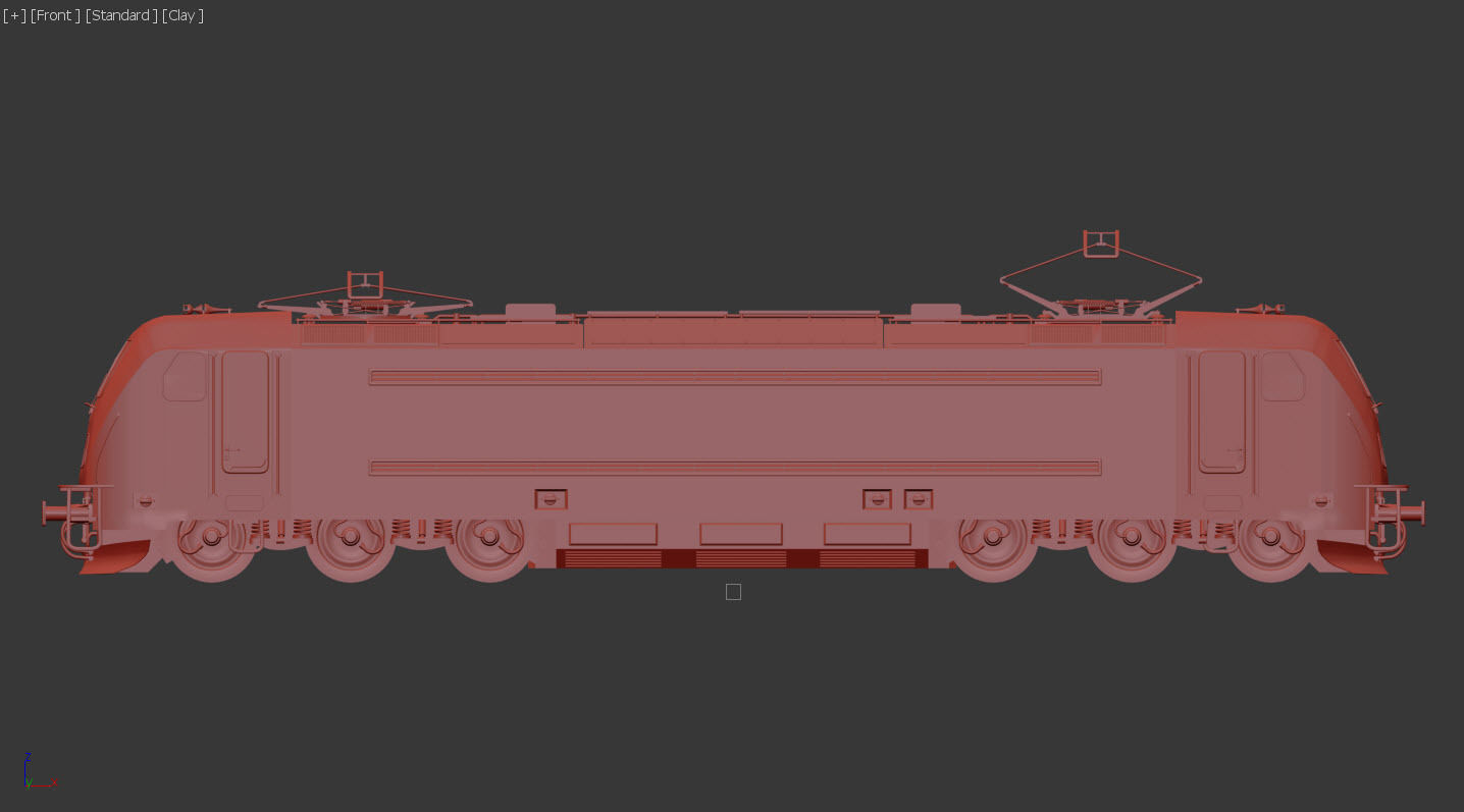 Electric locomotive 3D model_5