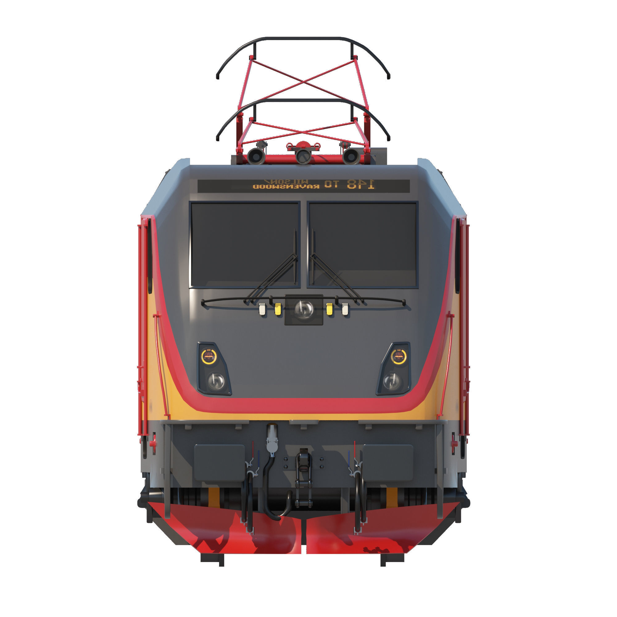 Electric locomotive 3D model_12