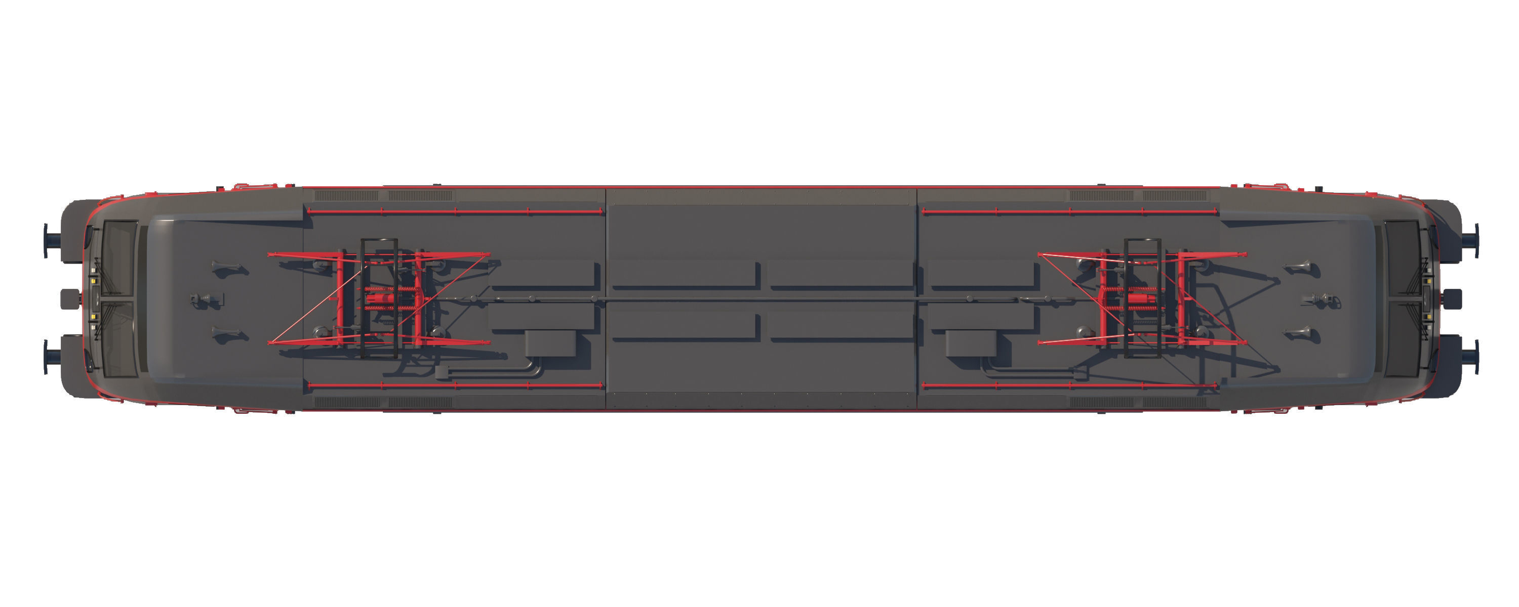 Electric locomotive 3D model_11