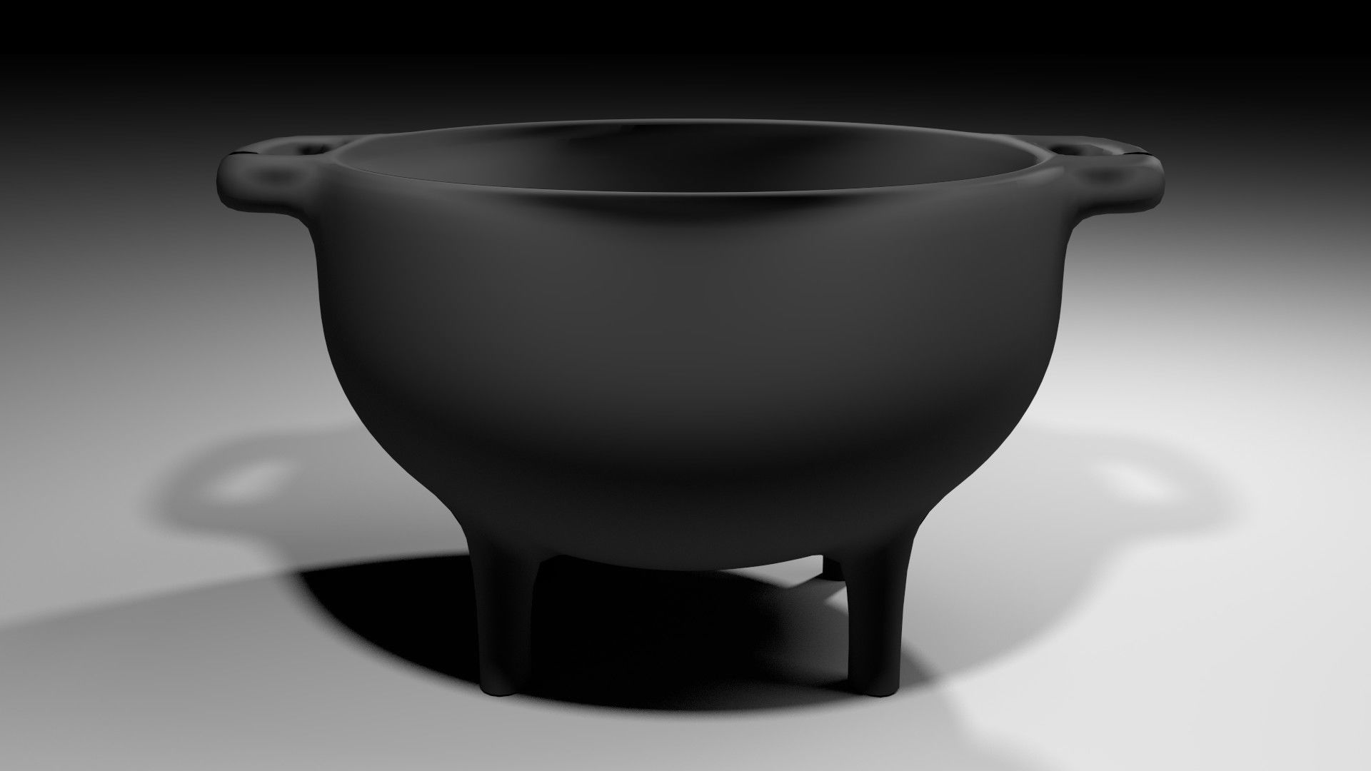 Cauldron 1 pot 3D model_1