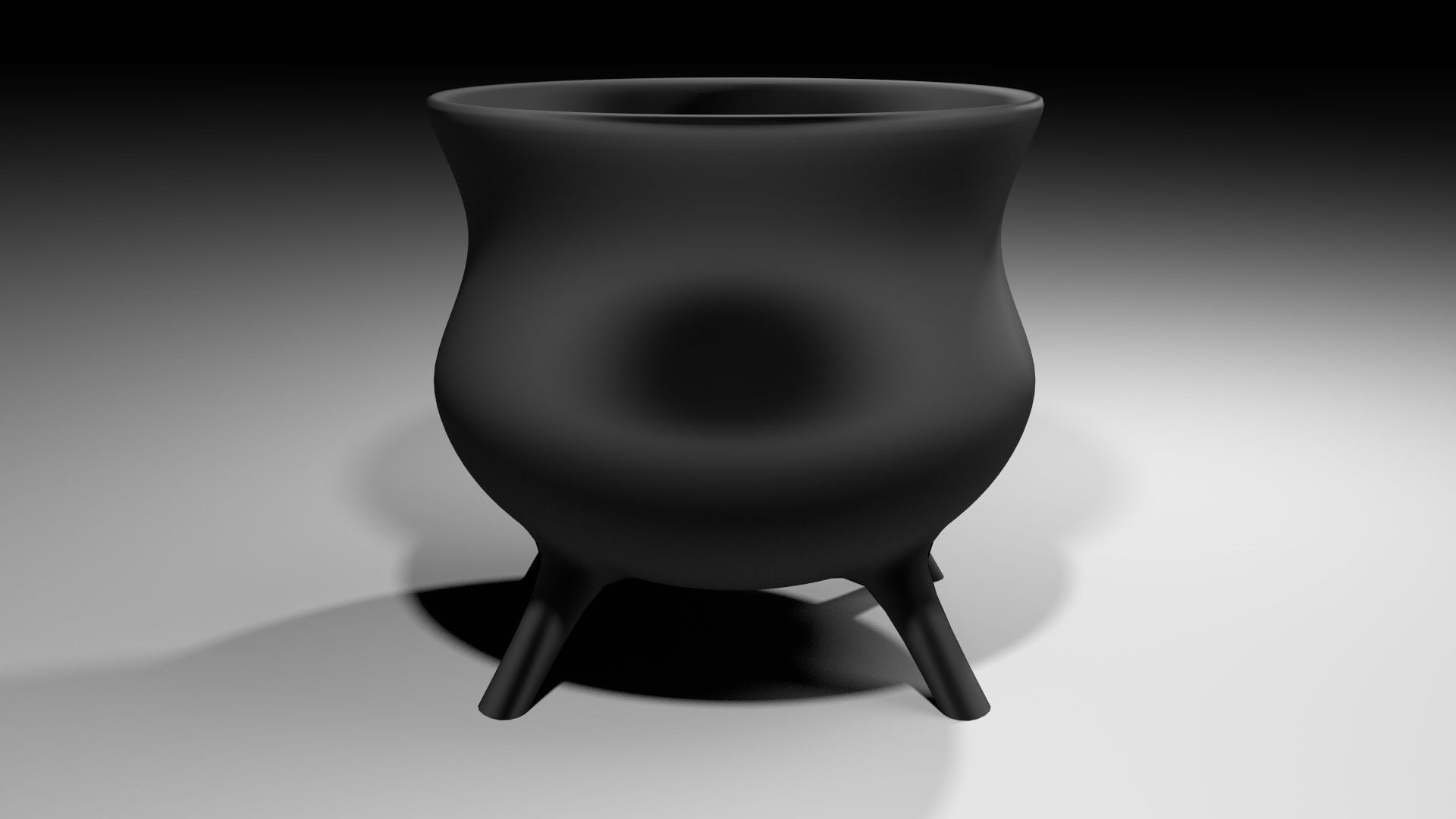 Cauldron 2 vase 3D model_1