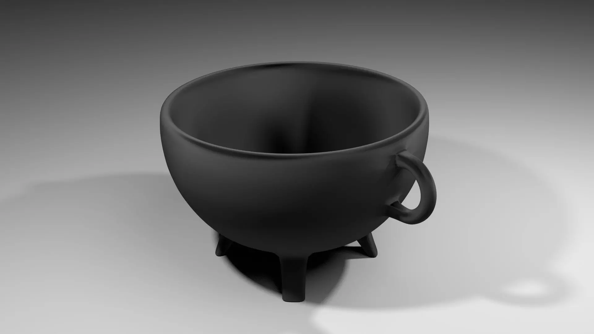 Cauldron 4 cup 3D model_0