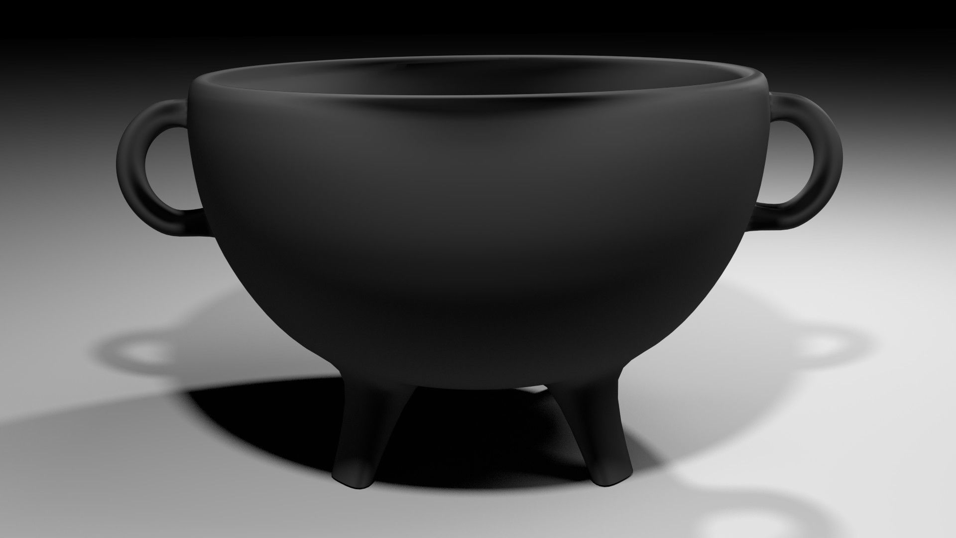 Cauldron 4 cup 3D model_1