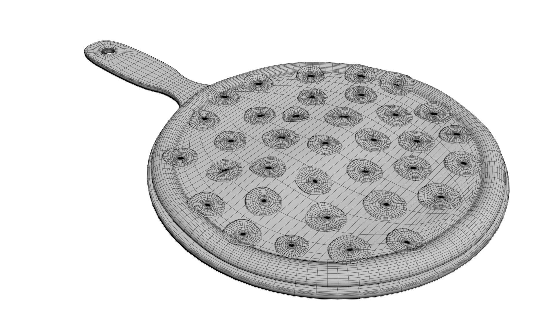 Pepperoni Pizza 3D model_5