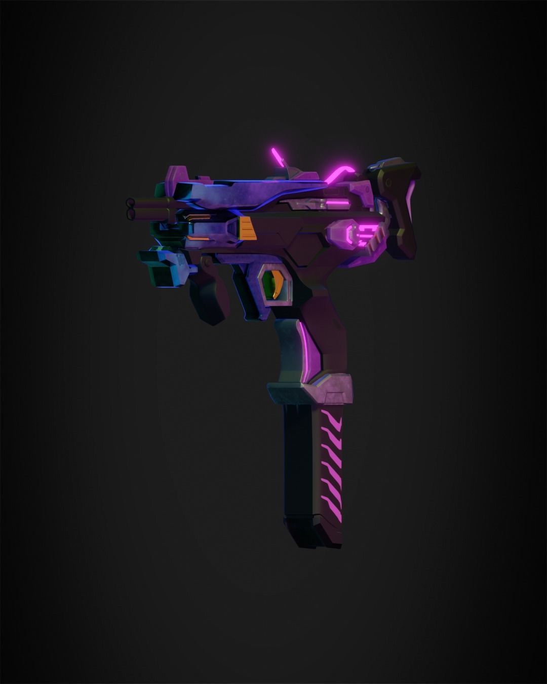 Overwatch 2 Sombra Gun for Cosplay  3D print model_10