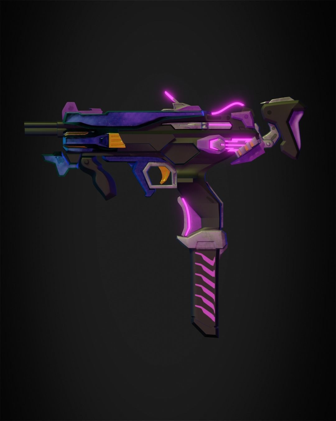 Overwatch 2 Sombra Gun for Cosplay  3D print model_3