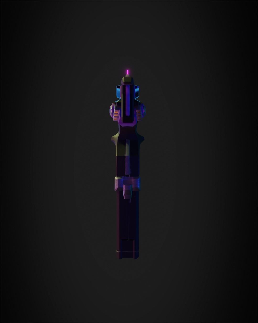 Overwatch 2 Sombra Gun for Cosplay  3D print model_5