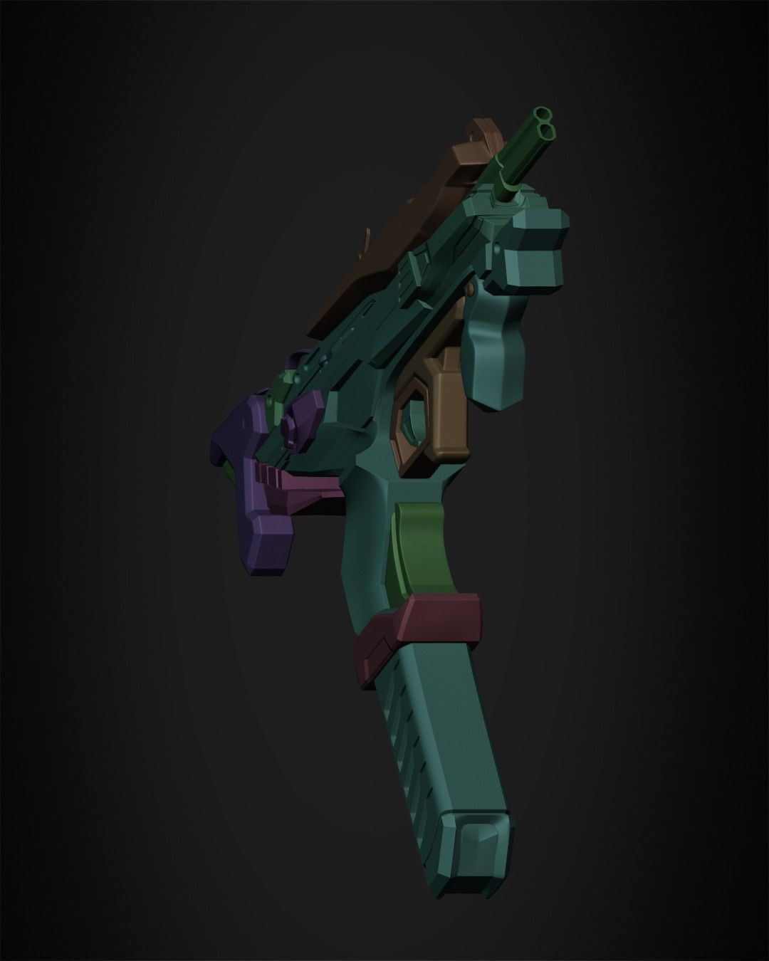 Overwatch 2 Sombra Gun for Cosplay  3D print model_17