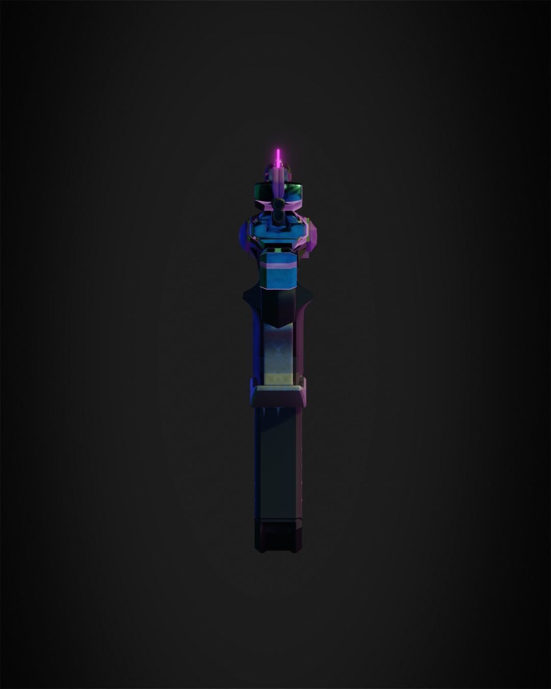 Overwatch 2 Sombra Gun for Cosplay  3D print model_9