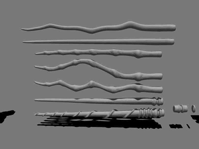 Piece Together Wand Free 3D model